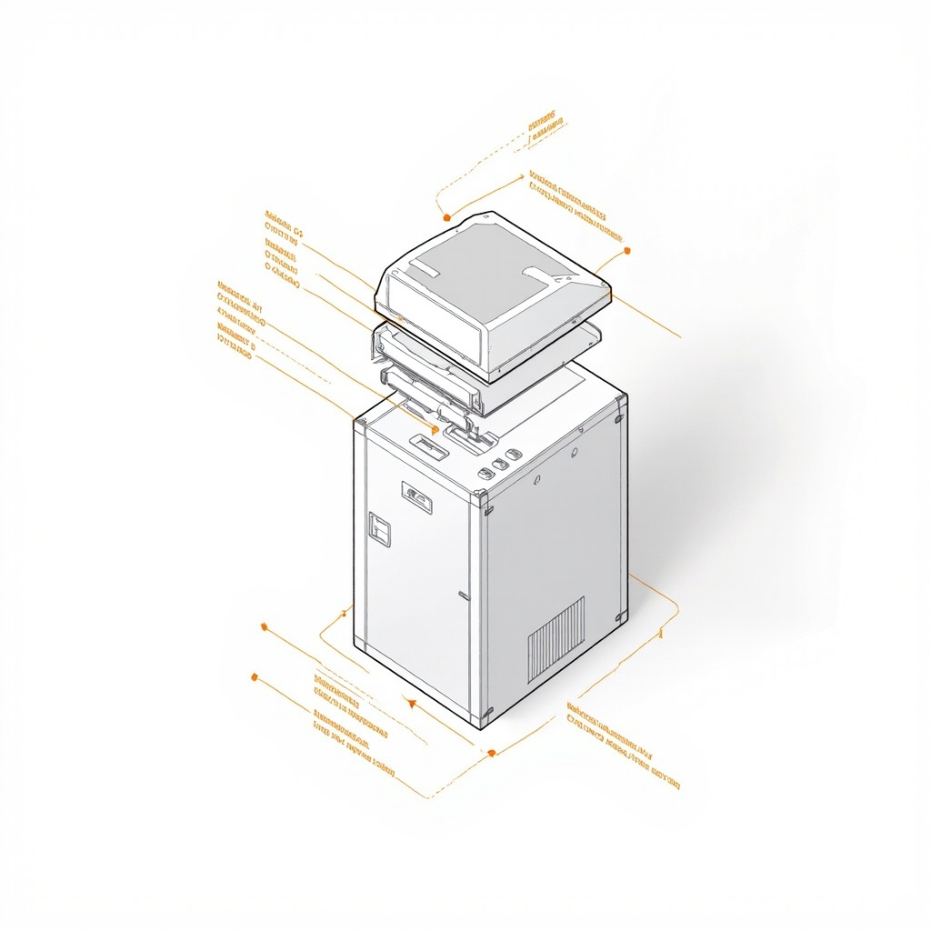 QR Pay Locker Structure Diagram