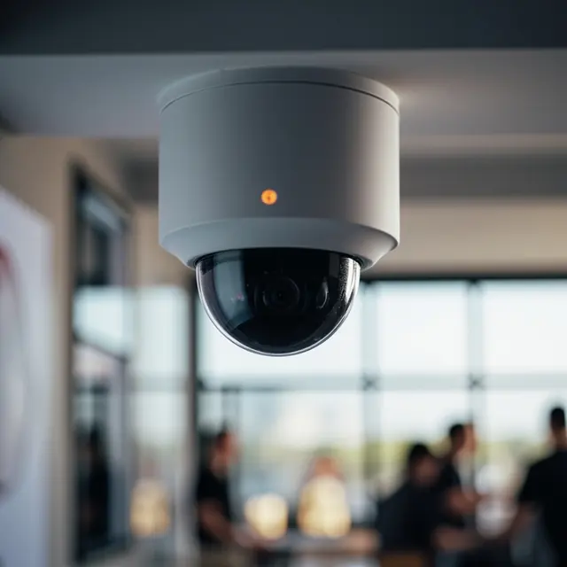 AI security monitoring camera for public venues