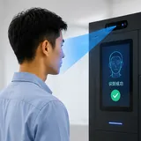 Face recognition smart locker terminal